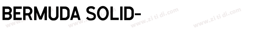 Bermuda Solid字体转换